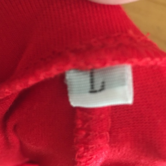 Red Long Sleeve Swing Dress Size L - Picture 3 of 5